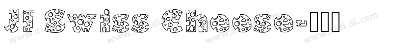 JI Swiss Cheese字体转换